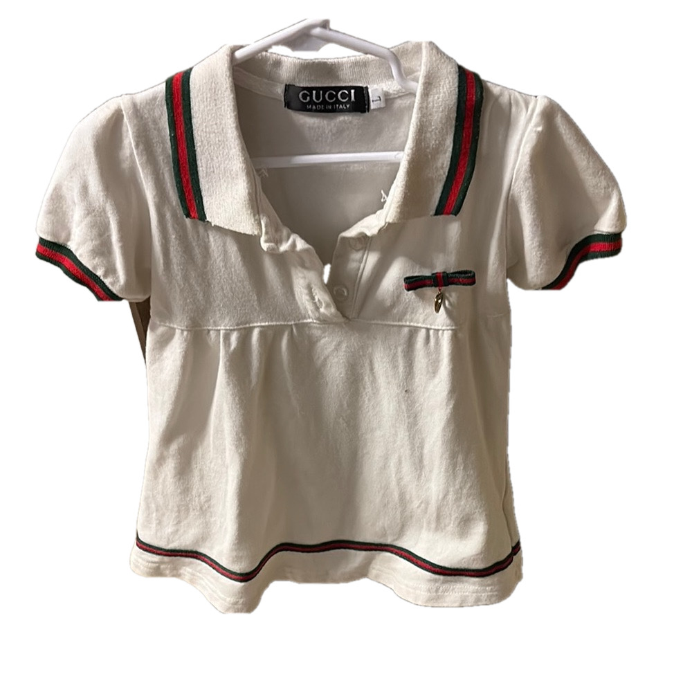Gucci Kids White Polo dress